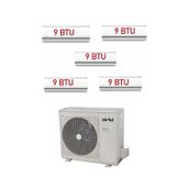 Airfel 5LMX125N 42 BTU 1 Dış + 5 İç Ünite 9 R32 Inverter Duvar Tipi Klima