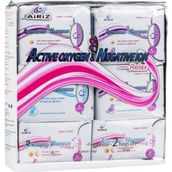 Airiz Hijyenik Kadın Pedi 6'lı Paket Toplam 98 Adet 60 Günlük 30 Gündüz 8 Gece