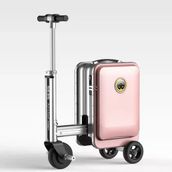 Airwheel SE3S Elektrikli Binilebilir Pembe Scooter Valiz