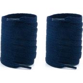 Airyfoot Spor Ayakkabı Bağcığı 120 cm Yassı Örgü Bağcık Bot Spor Bağcık 1 Çift ( Lacivert )
