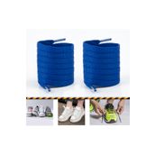 AiryFooT Ütülü Spor Ayakkabı Bağcığı Nike , Snekears , Adidas, Converse Ayakkabı Bağcığı 120 Cm ( Koyu Mavi )
