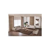 AK SOFA Bohem 3+3+1 Koltuk Takımı kahve beyaz