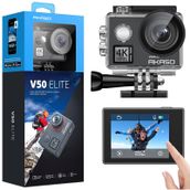 AKASO Action Cam 4K60FPS 40M Sualtı Kamera 20MP WiFi Aksiyon Kamerası, Dokunmatik Ekranlı EIS, 8X Zoom Ses Kumandalı Uzaktan Kumandalı Aksesuar Kiti Spor Kamera (V50 Elite)