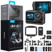 Akaso Brave 8 4K/60FPS 48MP Wi-Fi Dual Screen Aksiyon Kamera ve Aksesuar Seti