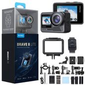 Akaso Brave 8 Lite 4K 60 FPS Aksiyon Kamera ve Aksesuar Seti