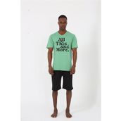 Akbeniz 20372 Kısa Kol Fıstık Yeşili Penye Erkek Pijama Takımı