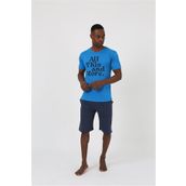 Akbeniz 20372 Kısa Kol Saks Erkek Pijama Takımı