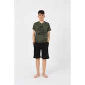 Akbeniz 20377 Haki Erkek Pijama Takımı