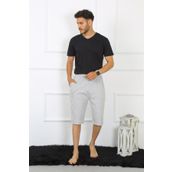 Akbeniz 27480 Gri Erkek Kapri Pijama