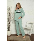 Akbeniz 45201 Su Yeşili Kadın Pijama Takımı