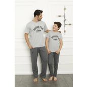Akbeniz 50102 Gri Erkek Pijama Takımı