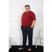 Akbeniz 65010 Bordo Erkek Pijama Takımı