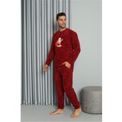 Akbeniz Welsoft Erkek Polar Sevgili Kombini Pijama Takımı Tek Takım Fiyatıdır 50124
