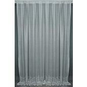 Akça Tekstil 150x260 cm Gri Geniş Etek Model Tek Kanat Hazır Pileli Fon Perde