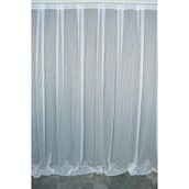 Akça Tekstil 300x260 cm Beyaz Kardelen Tek Kanat Hazır Dikilmiş Pileli Fon Perde