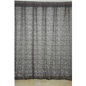 Akça Tekstil 300x260 cm Koyu Vizon Sultan 2 Tek Kanat Hazır Dikilmiş Pileli Fon Perde