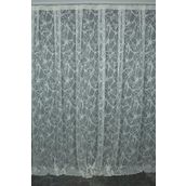 Akça Tekstil 300x260 cm Krem Mermer Model Tek Kanat Dikilmiş Pileli Fon Perde