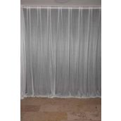 Akça Tekstil 300x260 cm Krem Sık Noktalı Model Tek Kanat Hazır Pileli Fon Perde