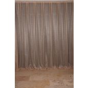 Akça Tekstil 300x260 cm Vizon Seyrek Noktalı Model Tek Kanat Hazır Pileli Fon Perde
