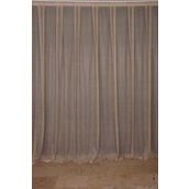 Akça Tekstil 300x260 cm Vizon Sık Noktalı Model Tek Kanat Hazır Pileli Fon Perde