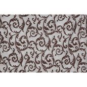 Akça Tekstil 75x260 cm Acı Kahve Sultan 2 Tek Kanat Hazır Dikilmiş Pileli Fon Perde