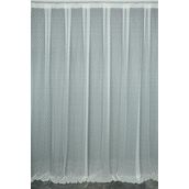 Akça Tekstil Koza 300x260 cm Krem Tek Kanat Hazır Dikilmiş Pileli Fon Perde