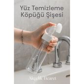 Akçelikticaret - Yüz Masaj Aleti - Yüz Temizleme Köpüğü Şişesi - Beyaz