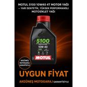 Akgüneş Motogaraj Motosiklet Yağ Bakım Seti – Uygun Fiyatlı Komple Bakım Paketi (Yağ + Filtre Seti) - MOTUL 5100 1 LT