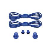 Akıllı Bağcık, Pratik Lastikli Ayakkabı Bağcığı, Spor, Çocuk, Klasik ve Bot Bağcığı, 1 Çift - Lacivert
