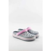 Akınal Bella Buz Gri-Pembe Sabo Unisex Hastane Terliği