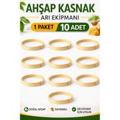 Aksaray Arıcılık Karakovan Kasnağı Arı Ahşap Kasnak 10 Adet Doğal Ahşap Arı Kovanı Kasnağı Karakovan Çember
