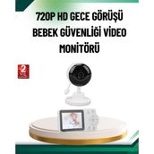 Aksiyon Global Sesli ve Görüntülü Bebek Kamerası Sıcaklık Takipli ( Lisinya )