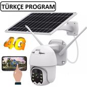 Aksiyon Global Sim Kartlı 4g Ptz 360 Hareketli Solar Güneş Enerjili 1080P Kamera Türkçe Program Son Sürüm ( Lisinya )