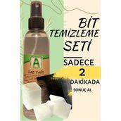 AKTARZANE Bit Seti Kovucu Sıvı , Kafur Ve Bit Tarağı Sirke Temizleme - Beyaz