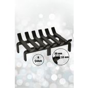 AKTEPE GROUP 36 cm x 32 cm 6 Çubuklu Ekstra Şömine Izgarası Dar Gözlü Izgara