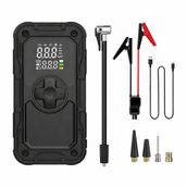 Akü Takviyeli Dijital Hava Kompresörü 20000 mAh – Lastik Şişirme Pompası, 19 mm Güçlü Motor, USB & Type-C Çıkışlı, LED Işıklı, Çok Fonksiyonlu Taşınabilir Pompa