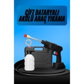 Akülü Oto Araç Yıkama Yüksek Basınçlı Araba Yıkama Makinesi Şarjlı - EC001Z-567WP7 - Çok Renkli
