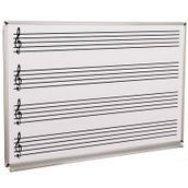 Akyazı Emaye Müzik Çizgili 120x200 cm Yazı Tahtası