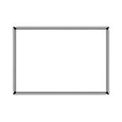 Akyazı Yazı Tahtası Duvara Monte Laminant 65x100 (Beyaz) - 65 x 100 cm