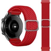 Alan Şanslı 20 mm Watch Kırmızı Star Kordon