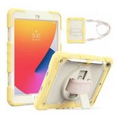 Alan Şanslı iPad 10.2 7. Nesil Sarı Strap New Tablet Kapak Kılıf