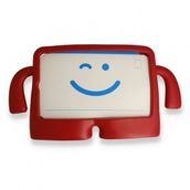 Alan Şanslı iPad 4 9.7 Kırmızı Karakter Tablet Silikon Kılıf
