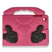 Alan Şanslı iPad 4 9.7 Pembe Like Stantlı Tablet Silikon Kılıf