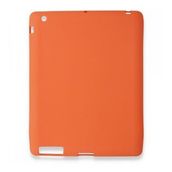 Alan Şanslı iPad 4 9.7 Turuncu Evo Tablet Silikon Kılıf