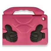 Alan Şanslı iPad 5 Air 9.7 Pembe Like Stantlı Tablet Silikon Kılıf