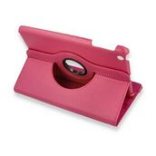 Alan Şanslı iPad Mini 1 Pembe 360 Tablet Deri Kılıf