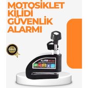Alarm Sensörlü Disk Kilidi Motosik Scooter Bisik Güvenlik