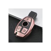 Alazpay Mercedes A B C E S G Serisi Gl Gla Glc Cla Cls Amg Parlak Tpu Anahtar Kılıfı - Rose