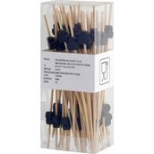 alenked Bambu Siyah Sinek Kürdan 12 cm 50 Adet