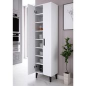 Alesta Life 2 Kapaklı 8 Raflı Beyaz Çok Amaçlı Dolap